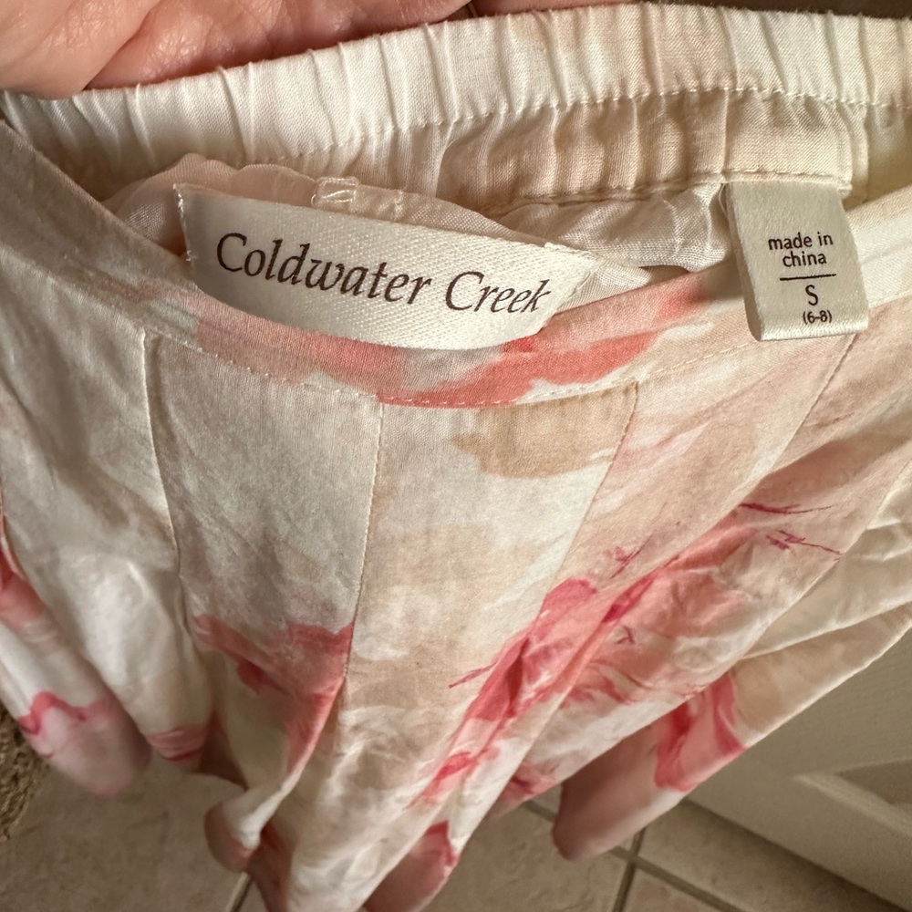 Coldwater Creek lined midi skirt, size S, 25.5” long - Picture 4 of 6